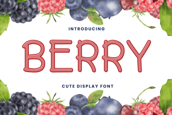 Berry: A Sweet, Rounded Display Font for Modern Branding