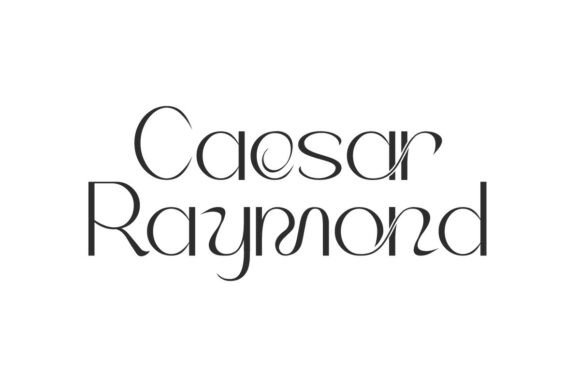 Caesar Raymond: A Sophisticated Display Font for Modern Design