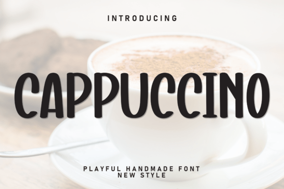 Cappuccino: A Charming Handwritten Display Font