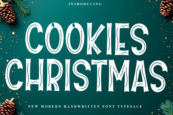 Cookies Christmas: A Festive Font for Warm Designs