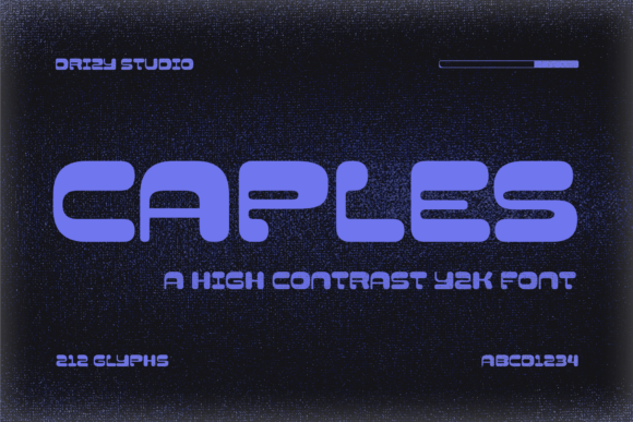 Dive Headfirst into the Digital Age: A Deep Dive into the Caples Y2K Font