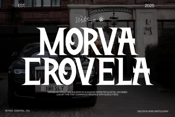 Elevating Brand Identity with the Bold Sophistication of Morva Crovela