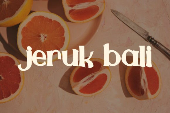 Evaluating the Jeruk Bali Display Typeface