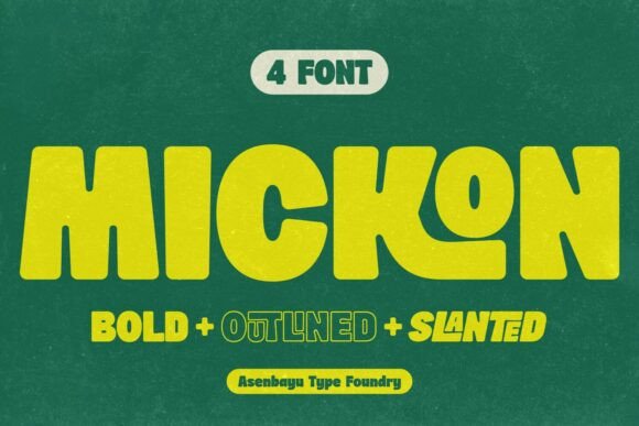 Exploring the Unique Charm of the Mickon Font in Modern Design