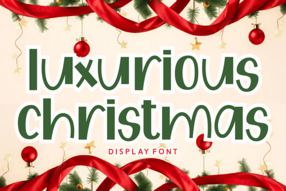 Introducing Luxurious Christmas: The Epitome of Festive Typography