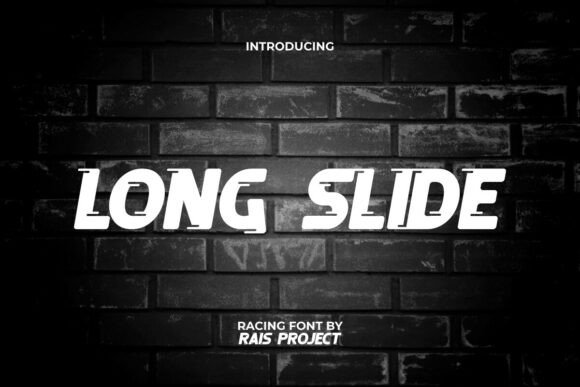 Long Slide: A High-Speed Display Font for Modern Designs