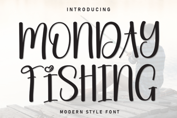 Monday Fishing: A Sweet, Handwritten Font for Joyful Design