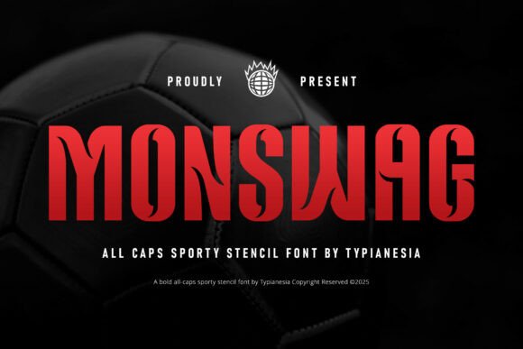 Monswag: The Modern Condensed Jersey Sport Game Font for High-Impact Designs