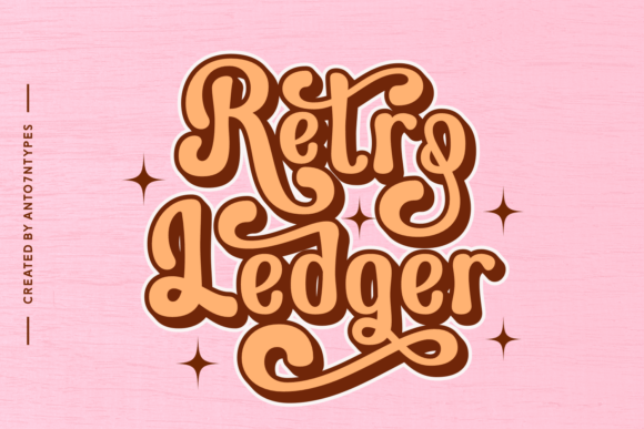 Retro Ledger: A Strategic Typography Choice for Modern Branding