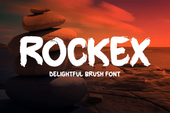 Rockex: The Expressive Brush-Style Font for Bold Designs