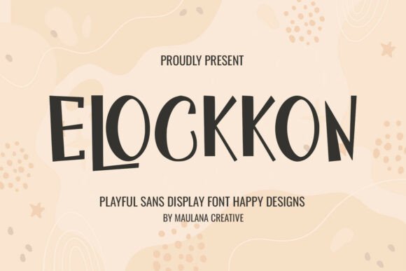 Say Goodbye to Boring Typography and Hello to Elockkon