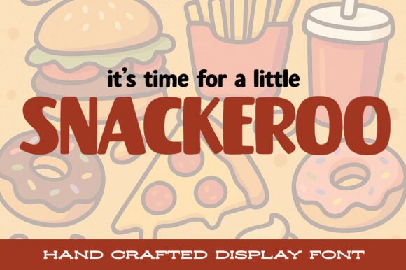 Snackeroo: The Playful Font for Food Branding