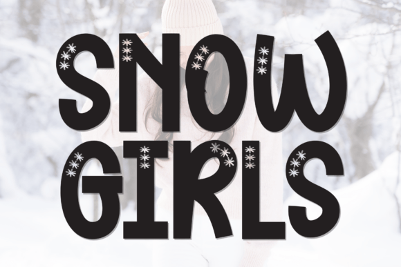 Snow Girls: A Casual Display Font with Playful Elegance