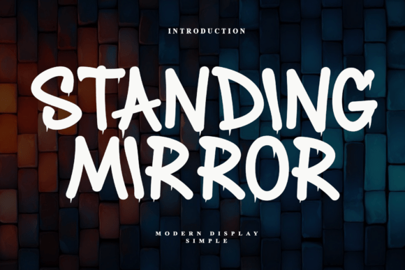 Standing Mirror: A Bold Display Font for Authentic Impact