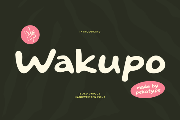 Wakupo: The Handwritten Display Font That Actually Works