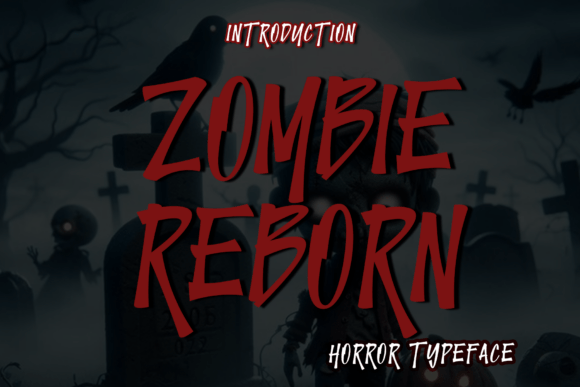 Zombie Reborn: A Modern Handwritten Display Font